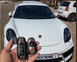 Porsche remote keys cut and programmed